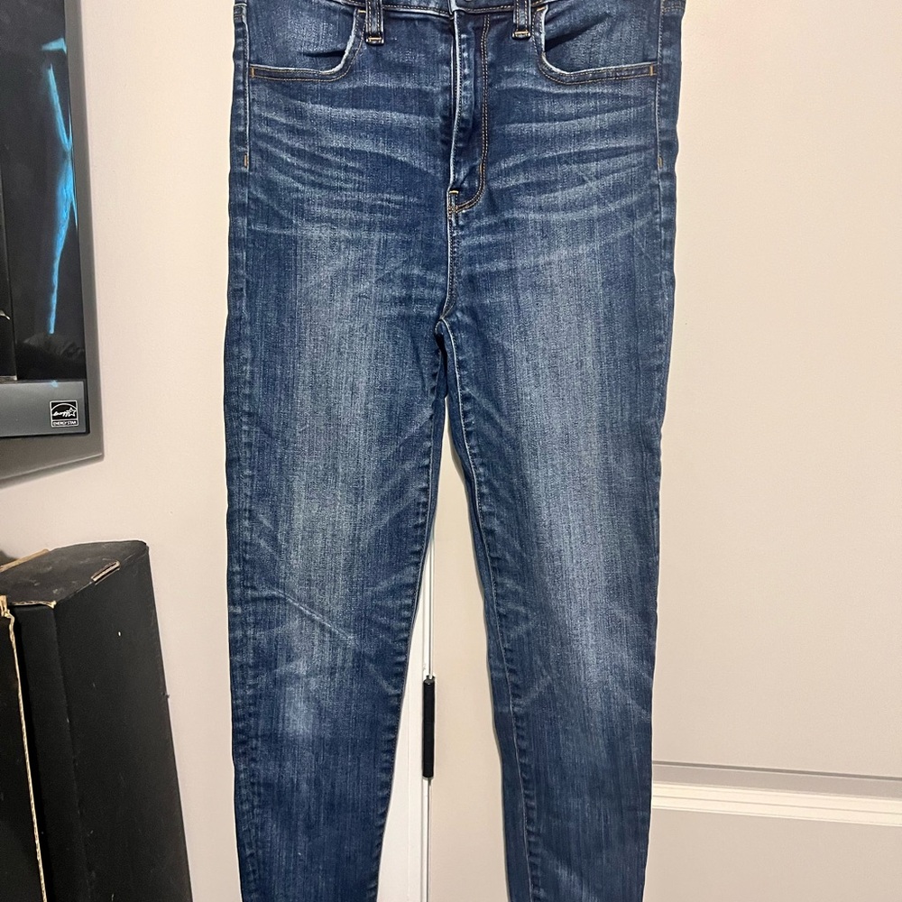 American Eagle Outfitters Dark Blue Skinny Jeans